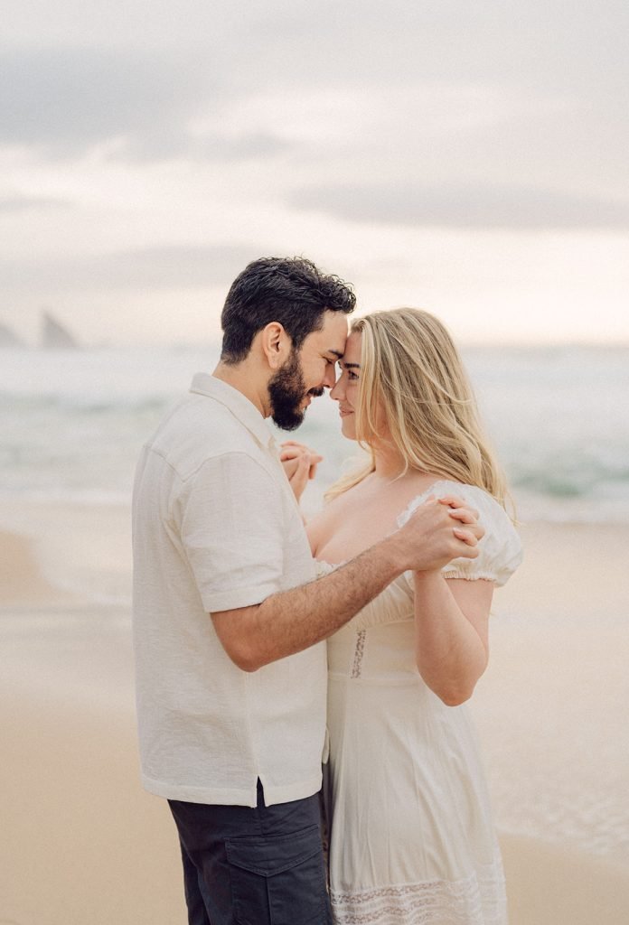 A Romantic Beach Engagement Photoshoot in Lisbon