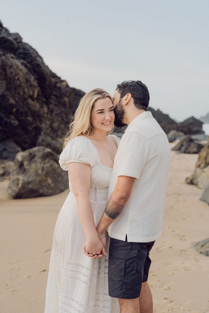 A Romantic Beach Engagement Photoshoot in Lisbon