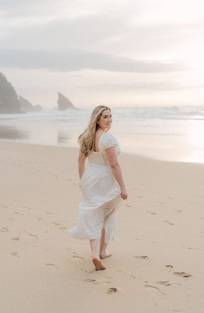 A Romantic Beach Engagement Photoshoot in Lisbon