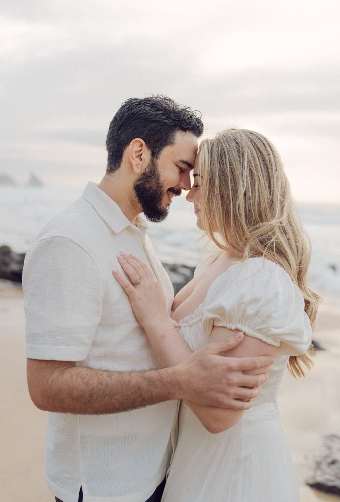 A Romantic Beach Engagement Photoshoot in Lisbon
