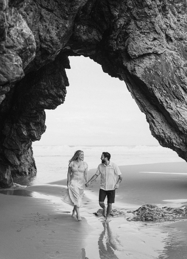 A Romantic Beach Engagement Photoshoot in Lisbon
