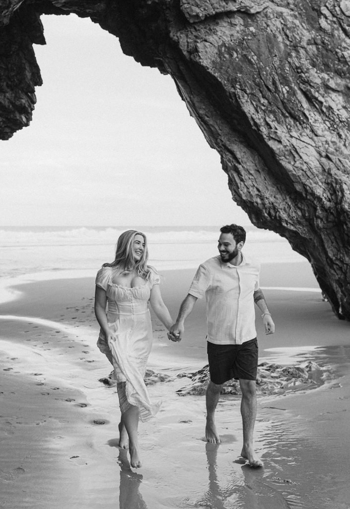 A Romantic Beach Engagement Photoshoot in Lisbon