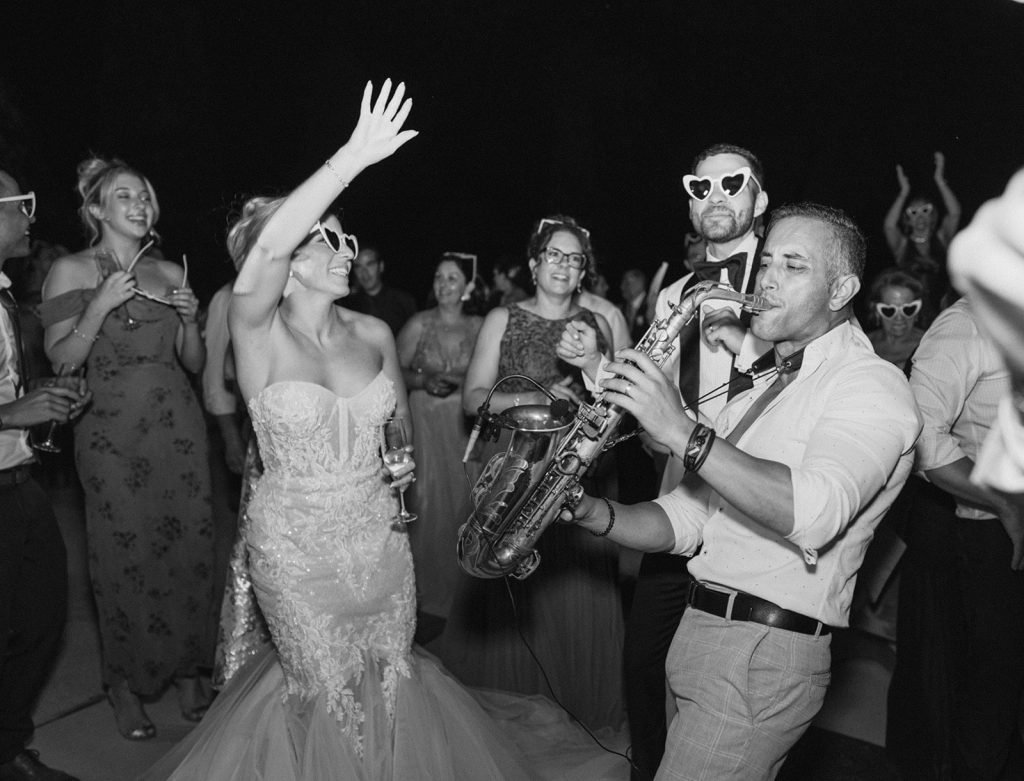 bride dancing at Lisbon destination wedding